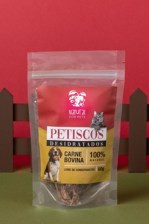 Petisco Desidratado de Carne Bovina
