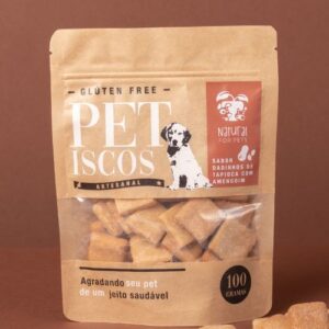 Petiscos Assados Dadinhos de Tapioca com Amendoim