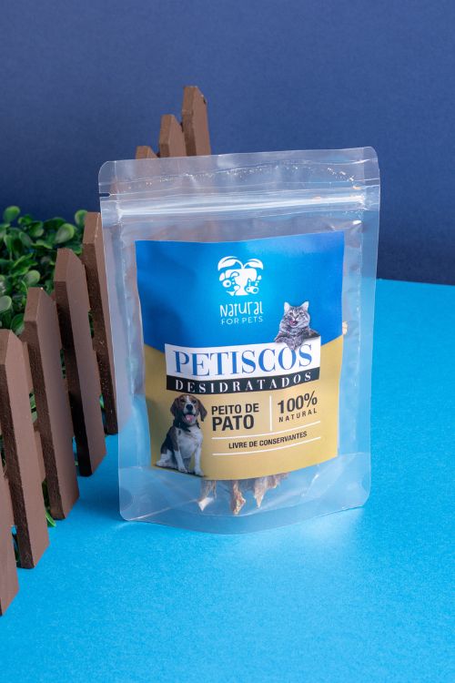 Petisco Desidratado de Peito de Pato