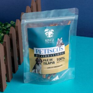 Petisco Desidratado de Filé de Tilápia
