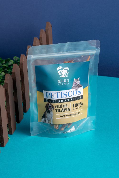 Petisco Desidratado de Filé de Tilápia
